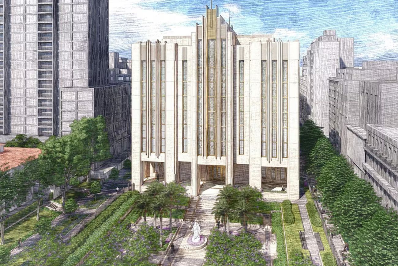 Así será el megatemplo de la Iglesia Jesucristo de los Santos de los Últimos Días en Buenos Aires.