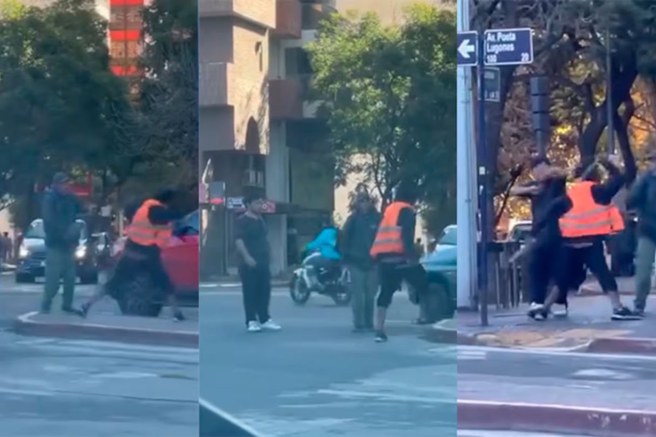 Nueva Córdoba: un “naranjita” atacó a palazos a dos hombres en plena avenida Poeta Lugones