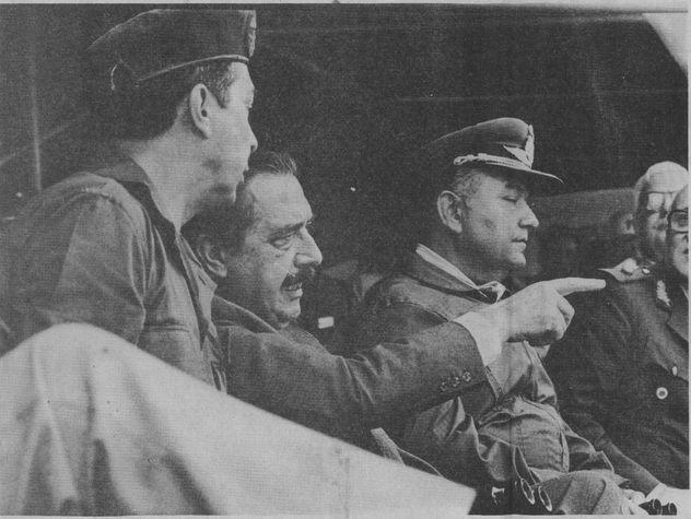 Raúl Alfonsín en Córdoba.