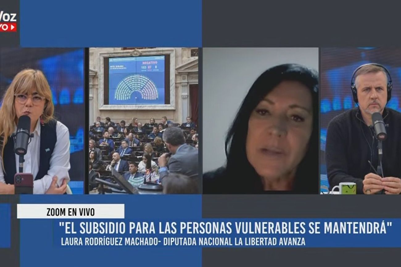 Laura Rodríguez Machado, en diálogo con La Voz En Vivo. 