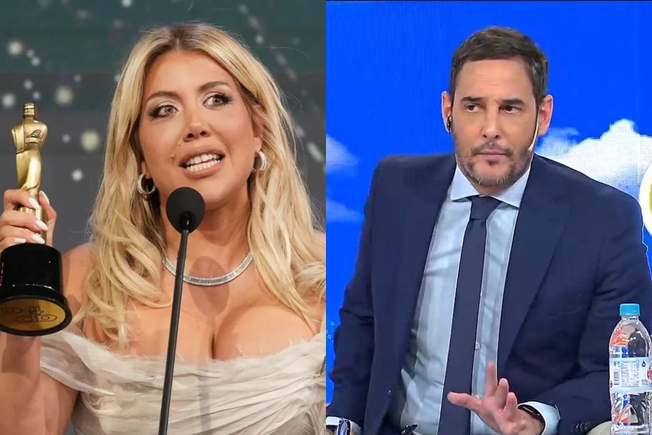 Wanda Nara ganó como mejor conductora en los premios Martín Fierro 2026 y Rodrigo Lussich puso el grito en el cielo.
