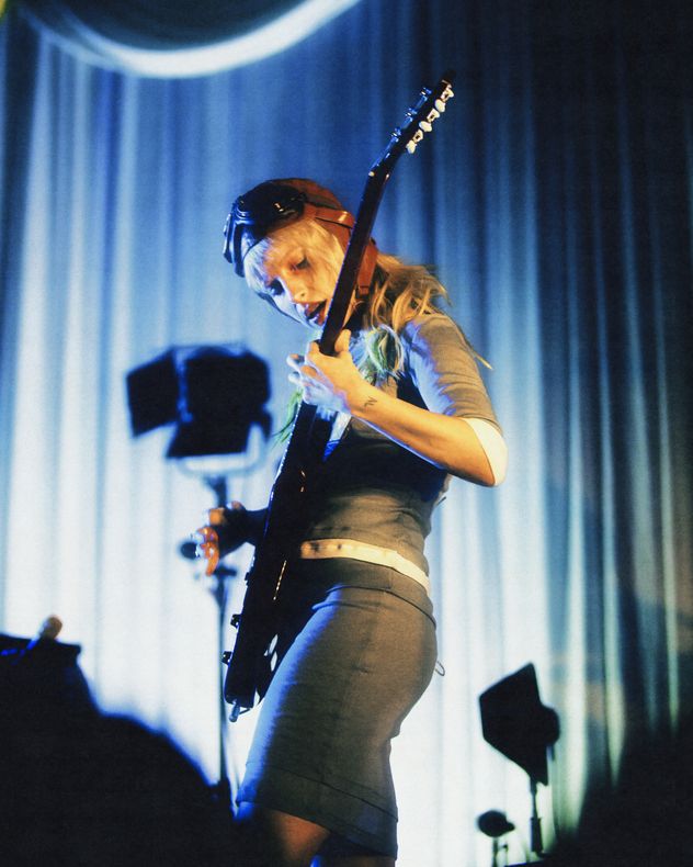 Hayley Williams en vivo en uno de sus shows en Atlanta, Estados Unidos.