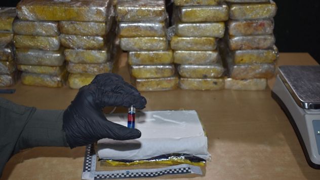 Jujuy:el can antinarcóticos “Doli” alertó a los gendarmes y descubrieron 42 kilos de cocaína dentro de un automóvil
