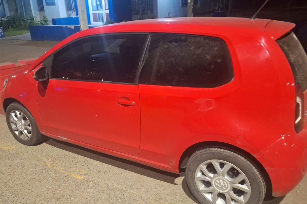 El auto que le robaron al automovilista. (Policía)