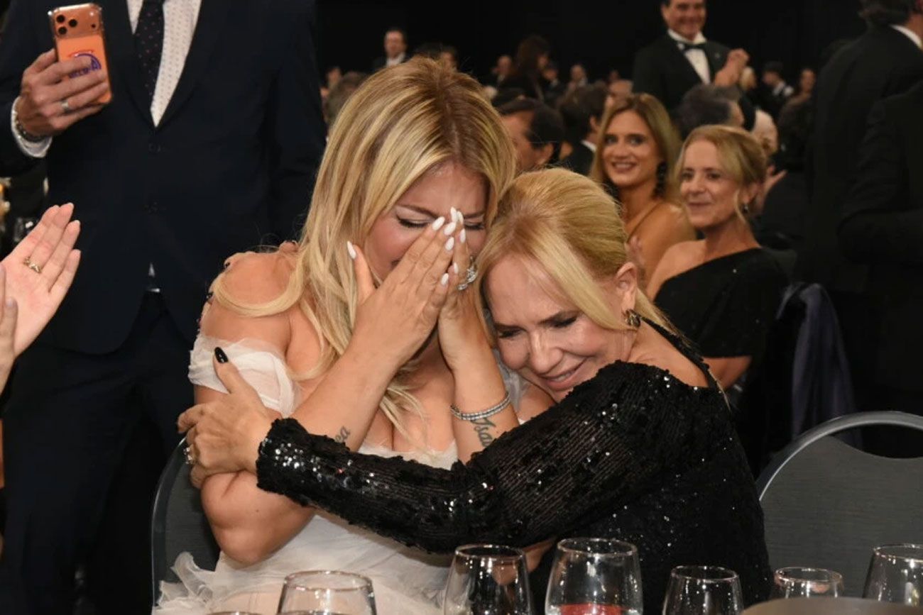 Wanda Nara y su mamá. Foto: web.