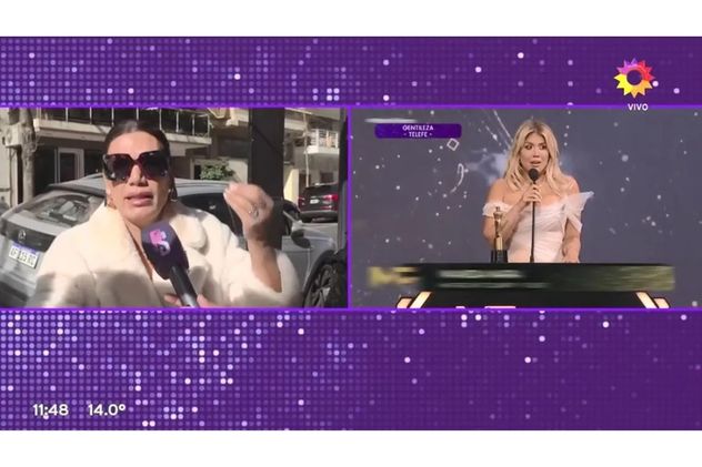 Flor de la V habló en "Puro show" del encuentro que tuvo con Wanda Nara en los premios Martín Fierro 2026.