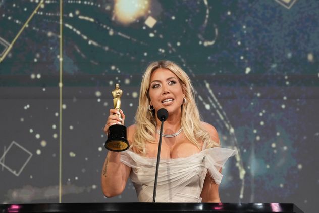 Wanda Nara ganó el premio Martín Fierro en la categoría mejor conudcción femenina.