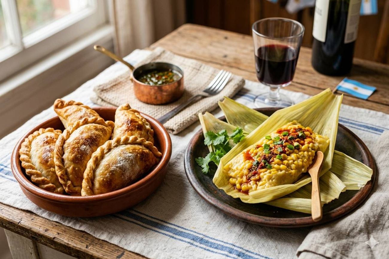 Cuánto cuesta preparar una humita o empanadas para el 25 de Mayo en Córdoba.
