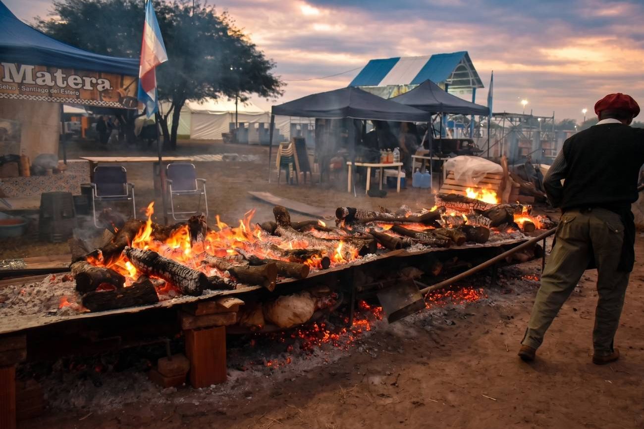 Entrada gratis: cocinarán 8.000 litros de locro y 8.000 kilos de asado en la mayor cita gastronómica patria