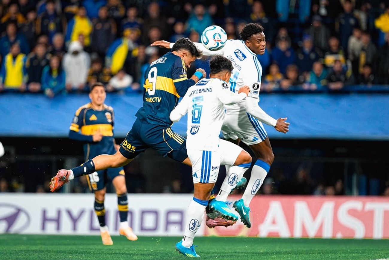 Boca y una noche llena de bronca ante Cruzeiro.