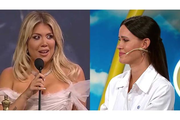 Natalie Webber rompió en llanto por el discurso de Wanda Nara en los premios Martín Fierro 2026.
