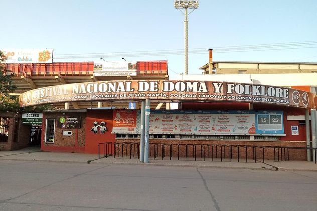 El anfiteatro José Hernández, escenario del tradicional Festival de Doma y Folklore de Jesús María. Pero, también, de otros espectáculos durante todo el año. 