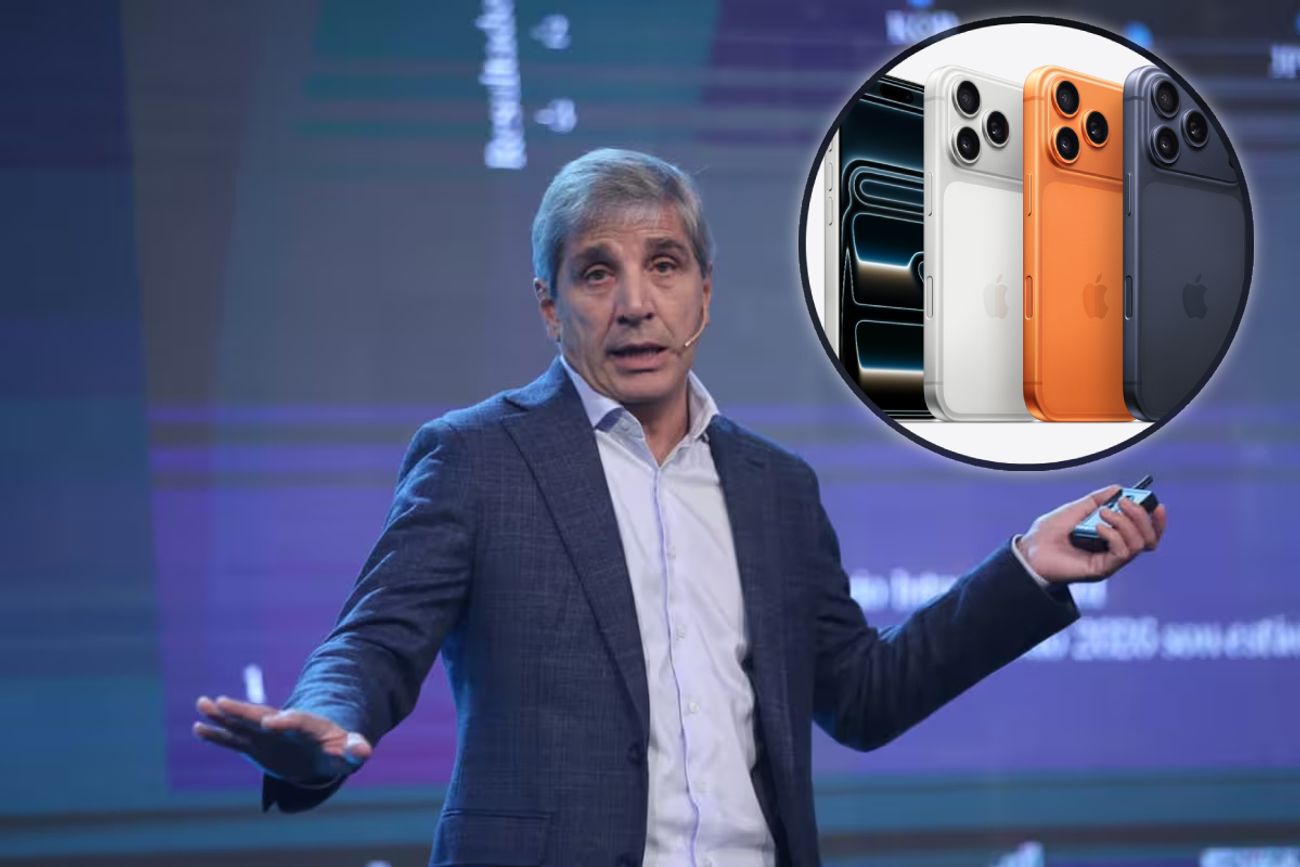 Caputo celebró el precio de los iPhone en Argentina.