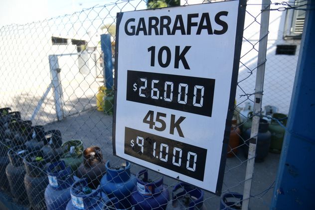 Hay zonas donde se consigue a precios más elevados: la de 10 kilos a 26 mil pesos y el tubo de 45 a 91 mil pesos. 