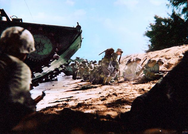 Segunda Guerra Mundial con Tom Hanks. Foto: History.