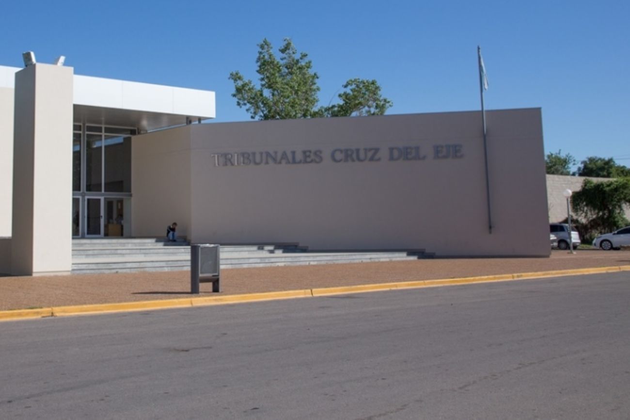 El episodio ocurrió en la alcaidía de los Tribunales de Cruz del Eje. 