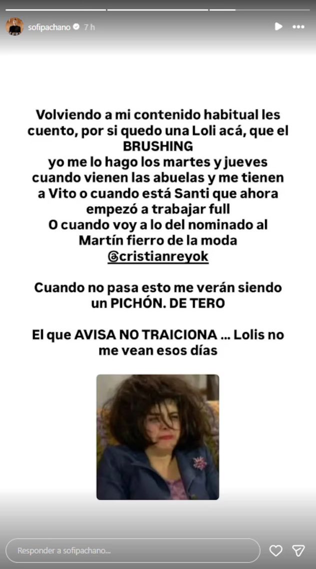 Sofía Pachano habló de las críticas a su apariencia física luego de ser mamá.