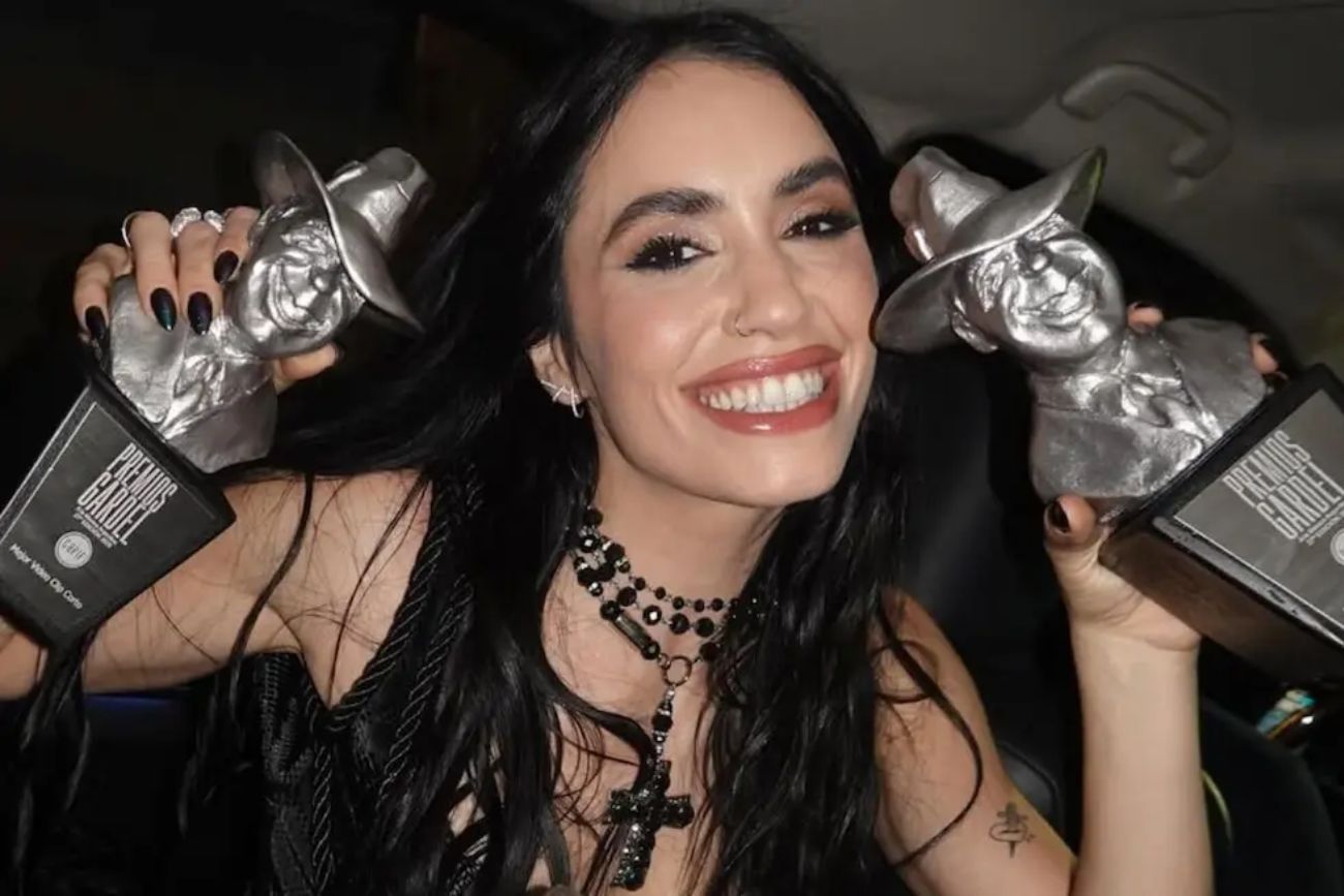 Lali Espósito en la edición 2025 de los premios Gardel.