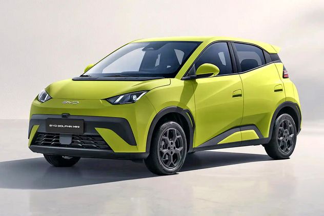 El BYD Dolphin Mini, que no sólo ganó su categoría sino que también fue elegido como el auto más seguro del año.