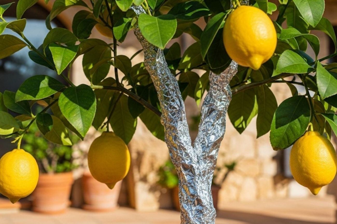 Limoneros sanos: cómo aplicar el truco viral del papel aluminio en casa.
