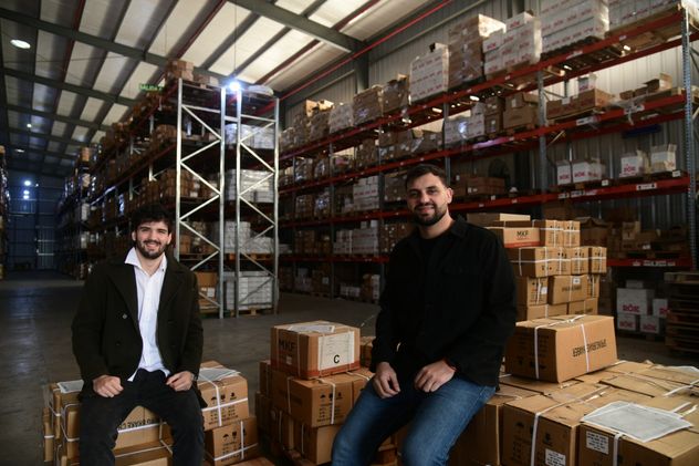 "Mamamos logística desde que somos chicos", aseguran Nicolás March Barazzutti e Ignacio Calás. (Ramiro Pereyra