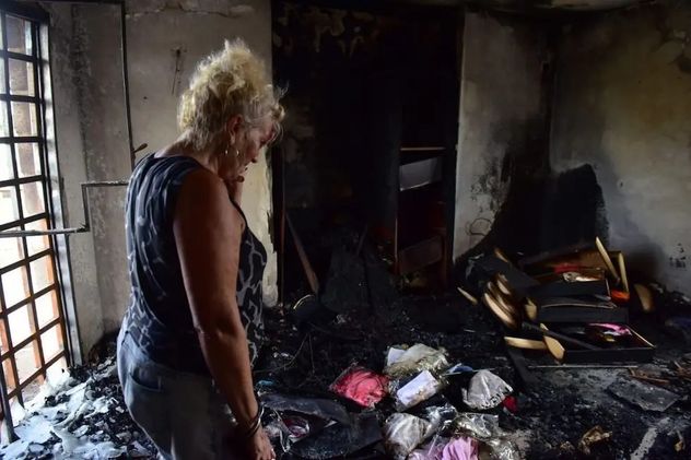 Robo e incendio en barrio San Salvador de Córdoba. 