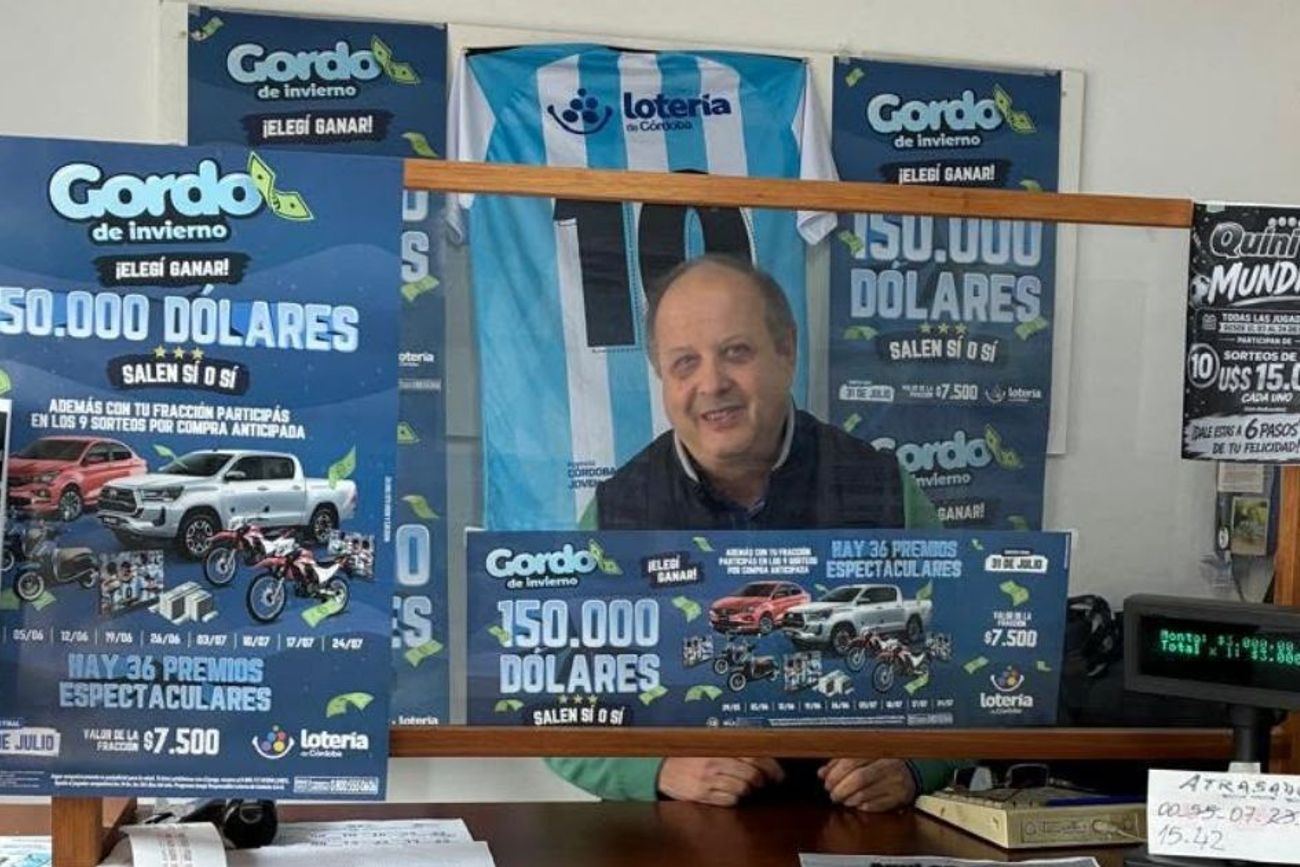 La agencia que vendió el billete de Quini 6 que se llevó un pozo millonario en la ciudad de Río Cuarto, en Córdoba. 