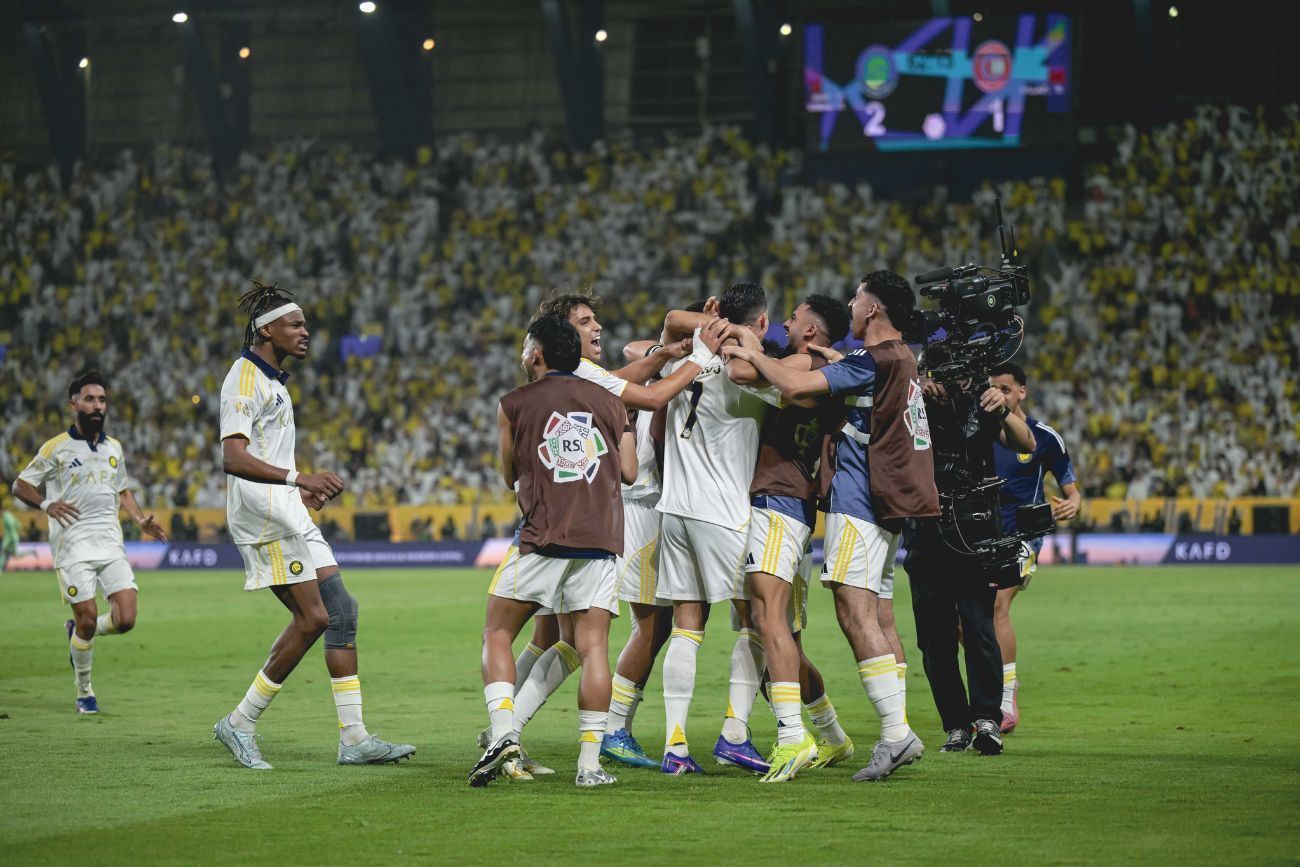 Cristiano Ronaldo, campeón con el Al Nassr de la liga.