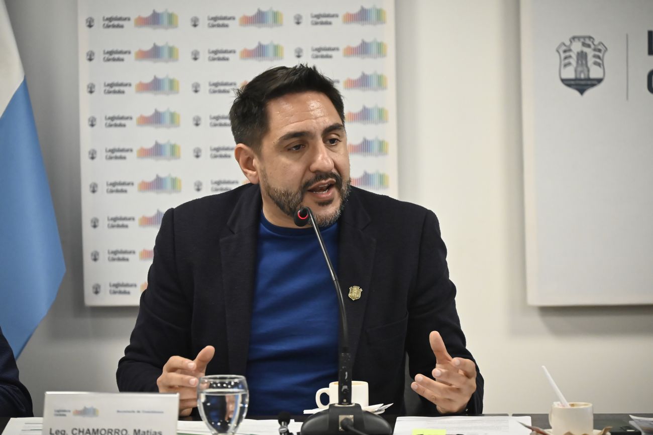 Legislador Matías Chamorro, de Hacemos Unidos. 