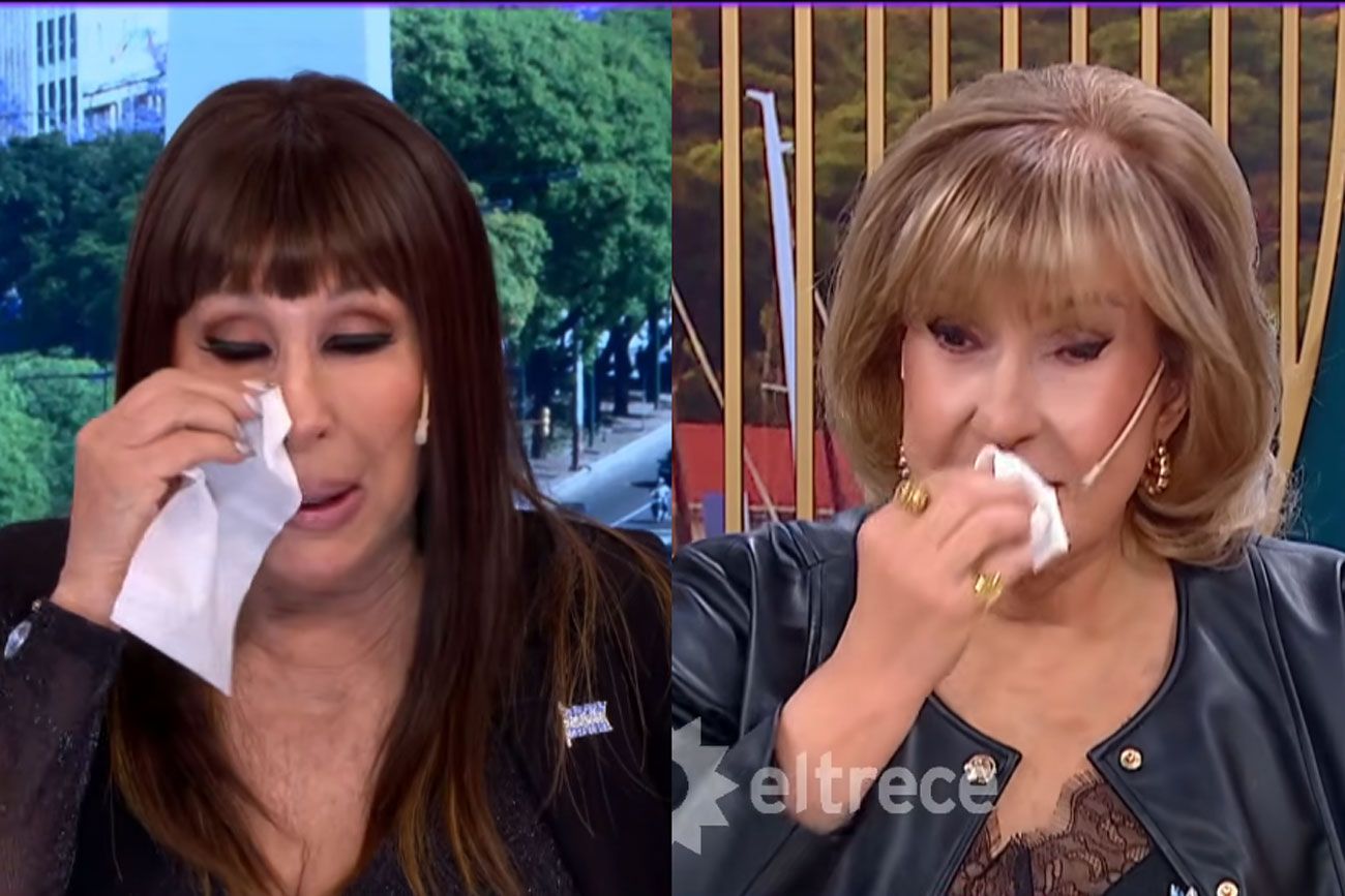 Moria Casán y Georgina Barbarossa. Foto: captura pantalla.