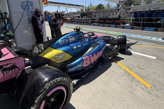 Franco Colapinto durante el GP de Canadá.