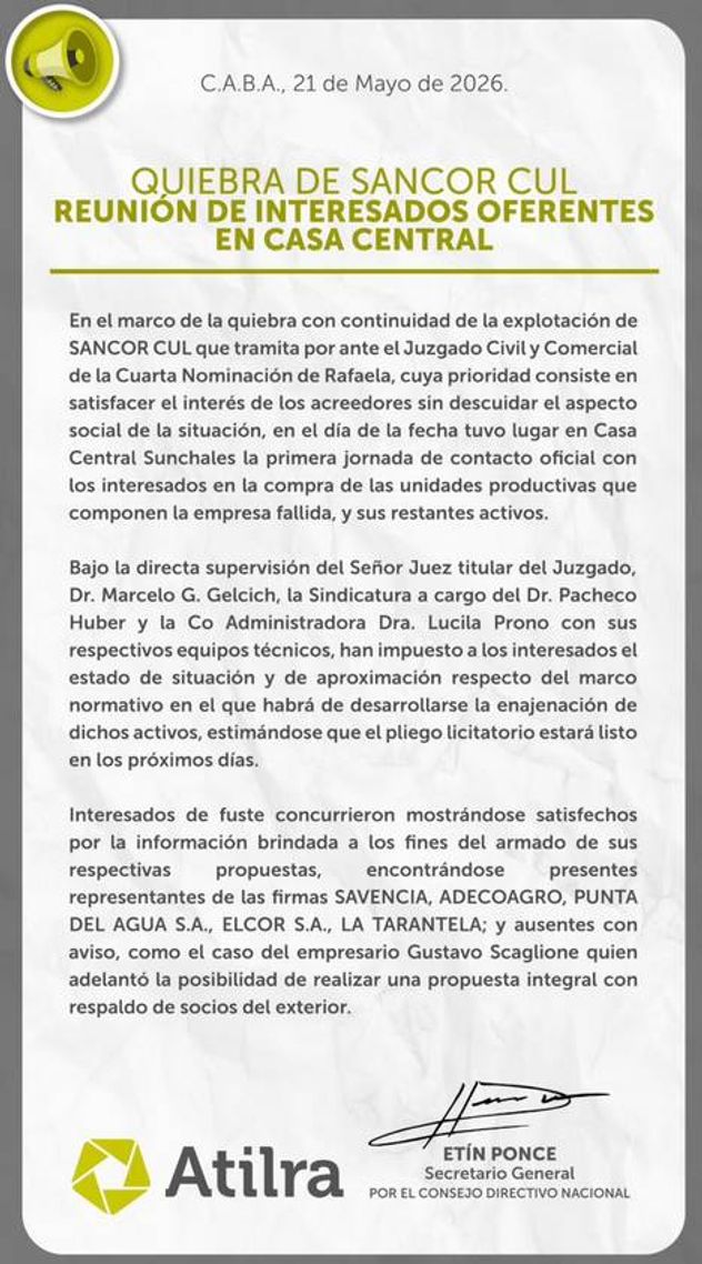 NOTIFICADO DE ATILRA. 