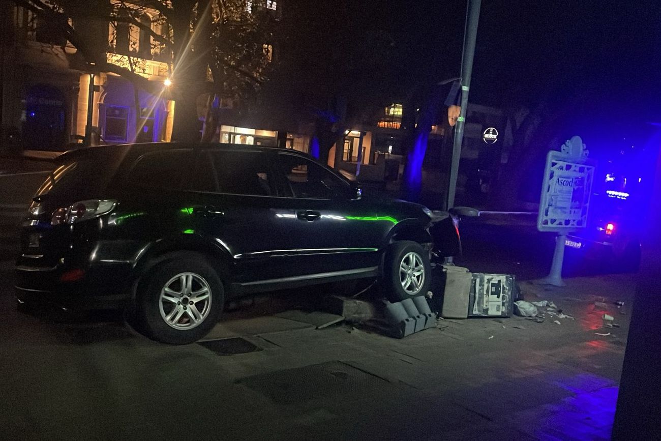 Así terminó la camioneta. 