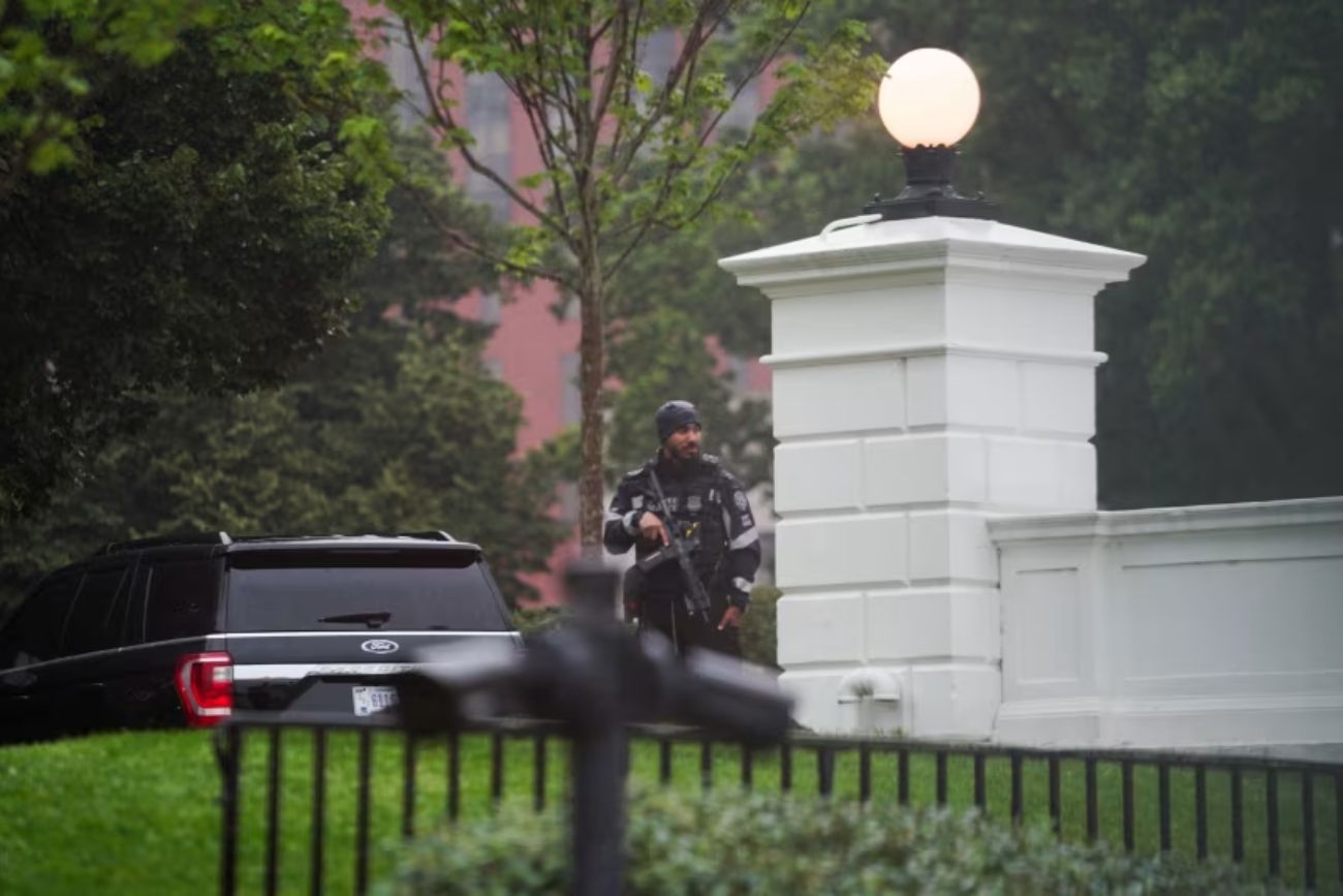 Tiroteo cerca de la Casa Blanca: dos personas fueron baleadas y hubo un fuerte operativo. (Gentileza CNN)