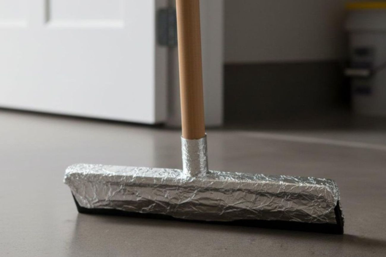 Para qué sirve envolver la escoba en papel aluminio