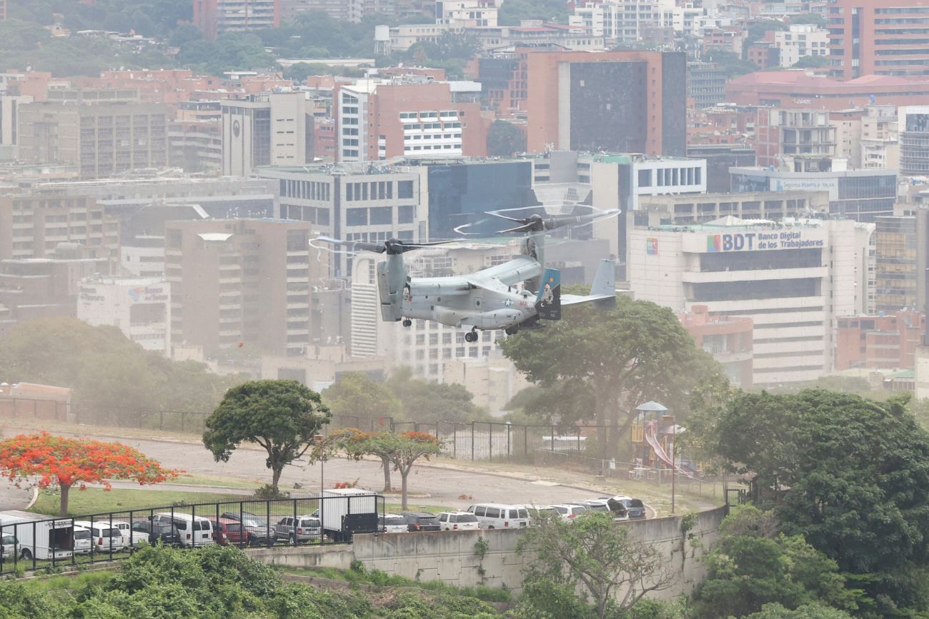 Venezuela: aviones militares de Estados Unidos aterrizaron en Caracas para un ejercicio oficial