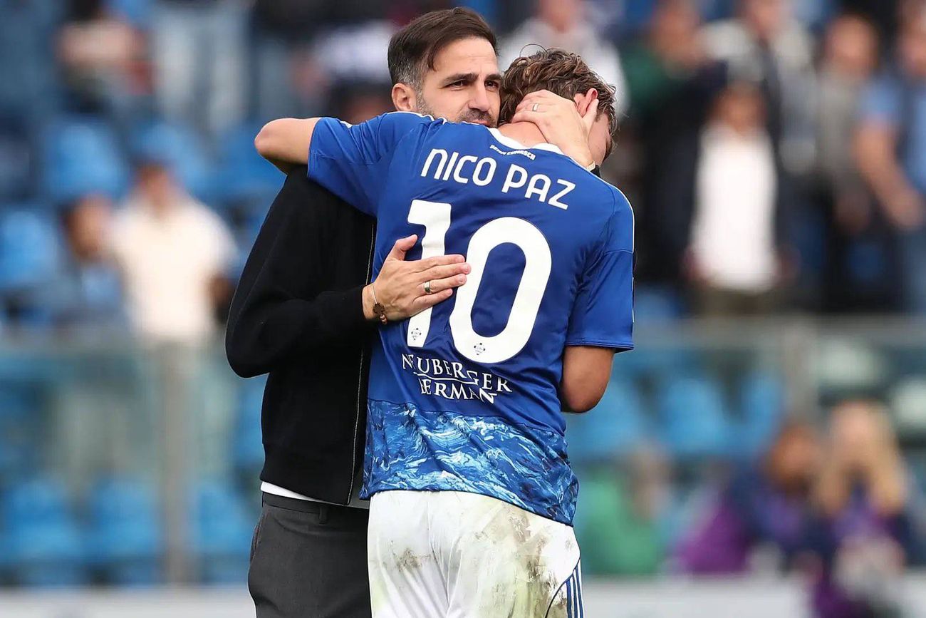 Fabregas se refirió a Nico Paz.