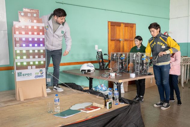 Estudiantes secundarios medirán la huella de carbono de todo un pueblo.