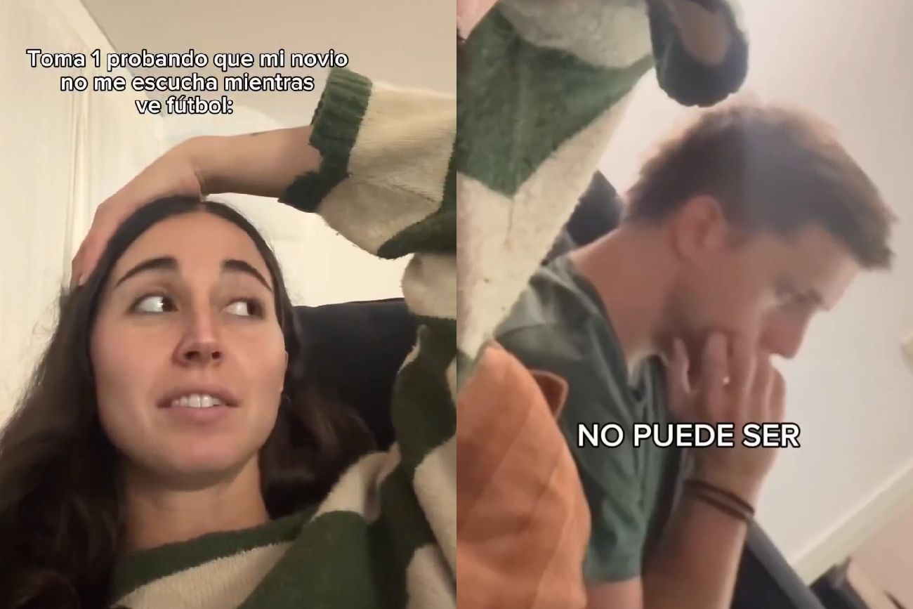 Hizo un experimento mientras su novio miraba fútbol para probar su obsesión “No me escucha”
