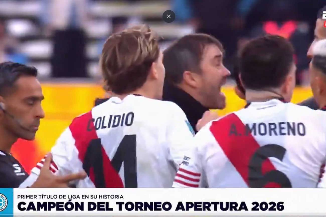 La furia de Chacho Coudet.