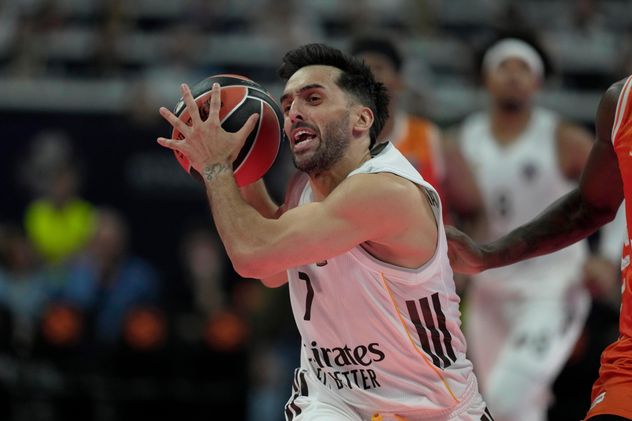 Real Madrid y Campazzo en la final de la Euroliga.