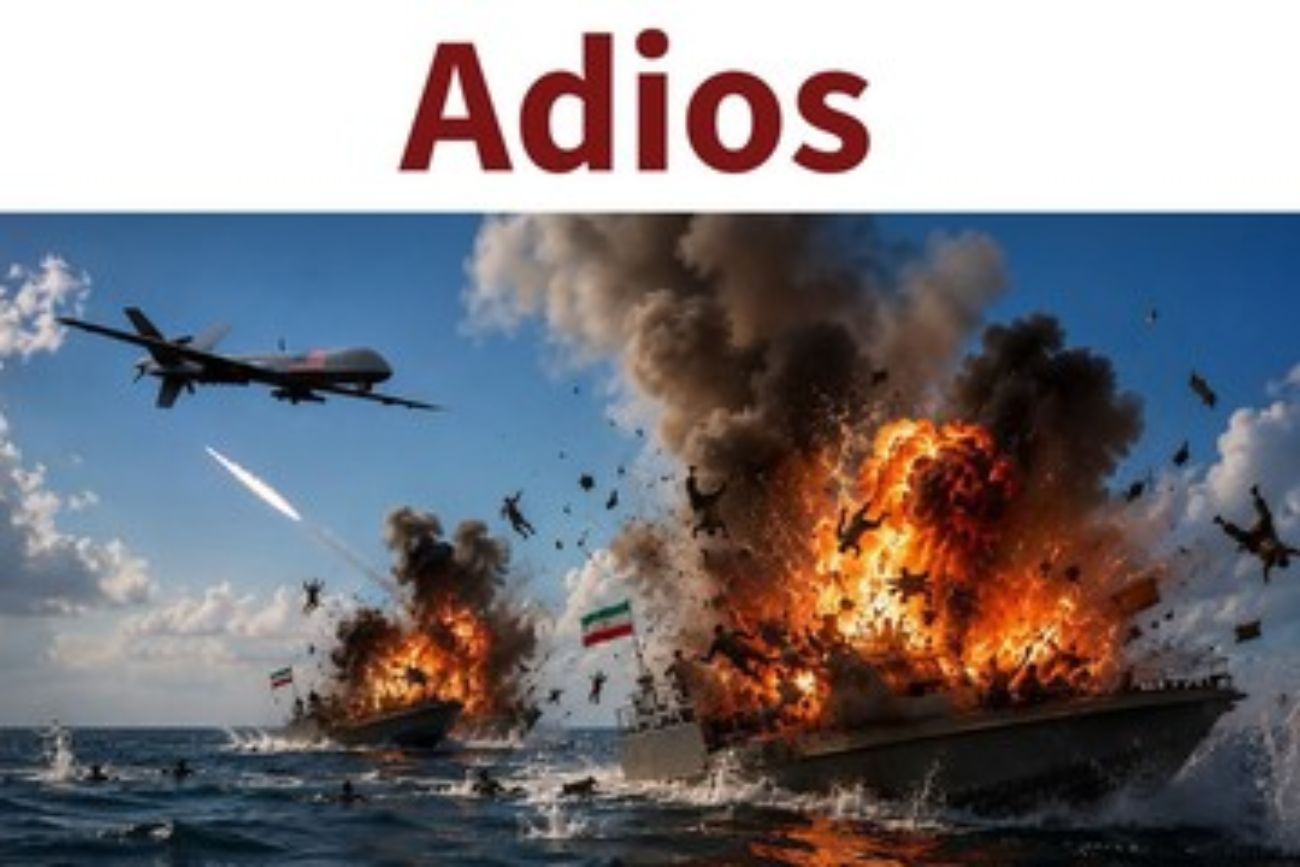 Trump sacude las negociaciones con Irán: publicó una imagen de buques destruidos y un desafiante "Adiós"