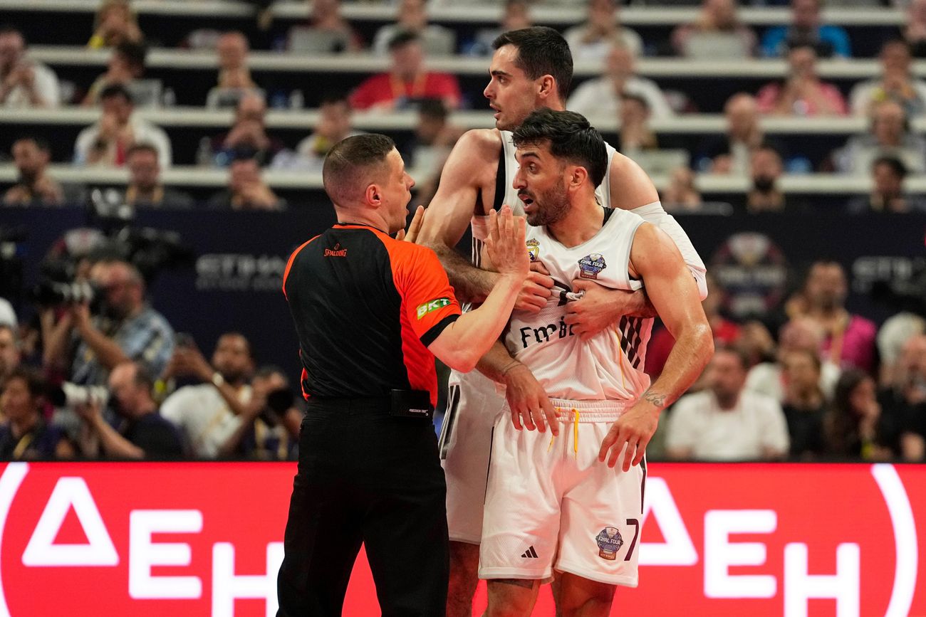 Real Madrid y Campazzo en la final de la Euroliga.