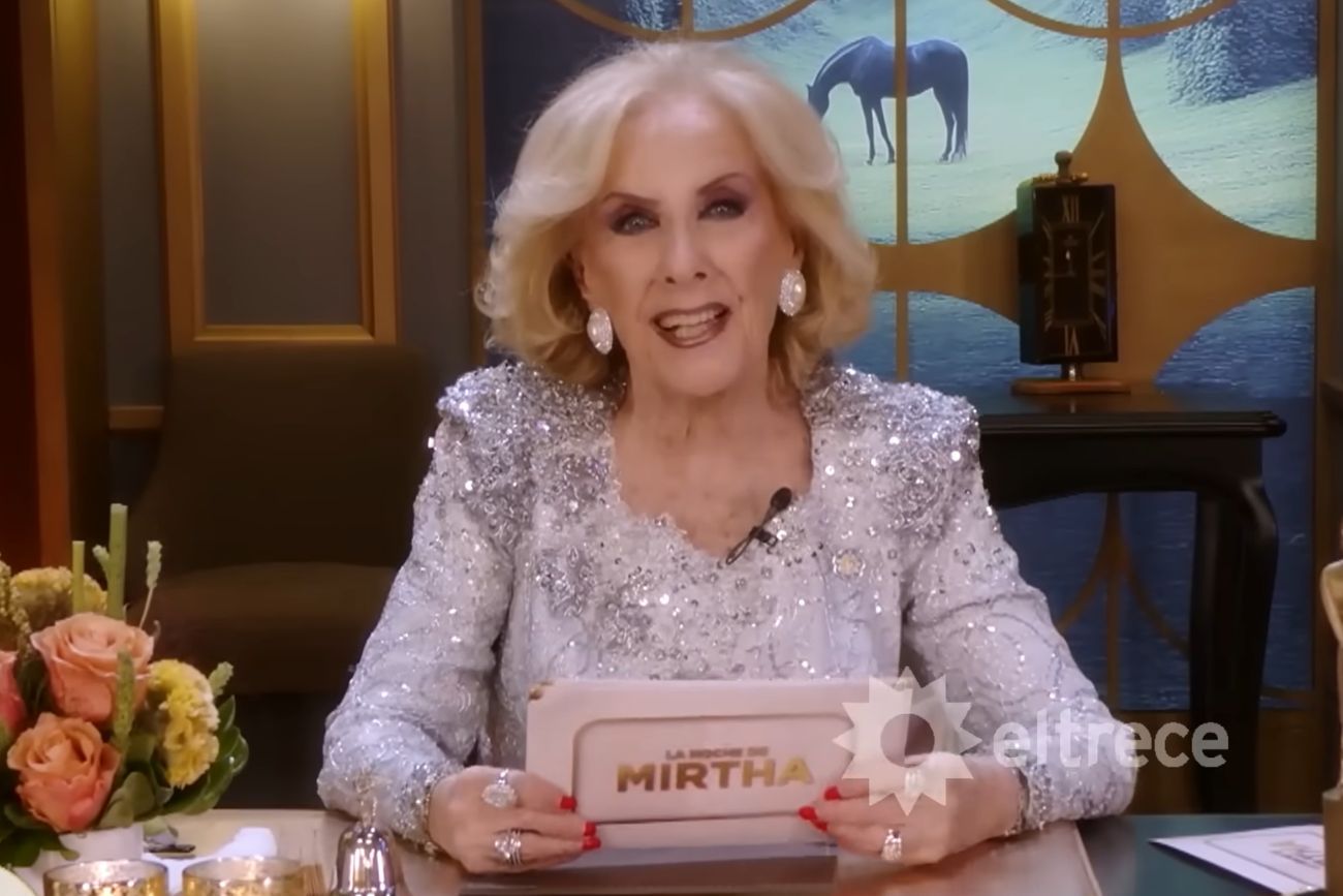 Mirtha Legrand, emocionada tras ganar su 35° Martín Fierro, agradeció al público que la acompaña siempre
