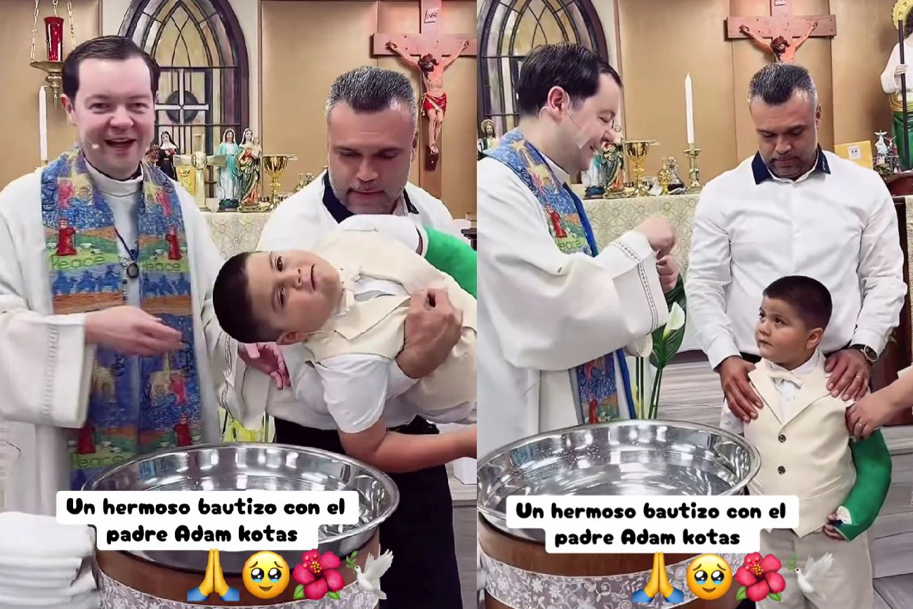 Un cura le preguntó a un nene qué le gustaba comer en pleno bautismo y su respuesta es viral