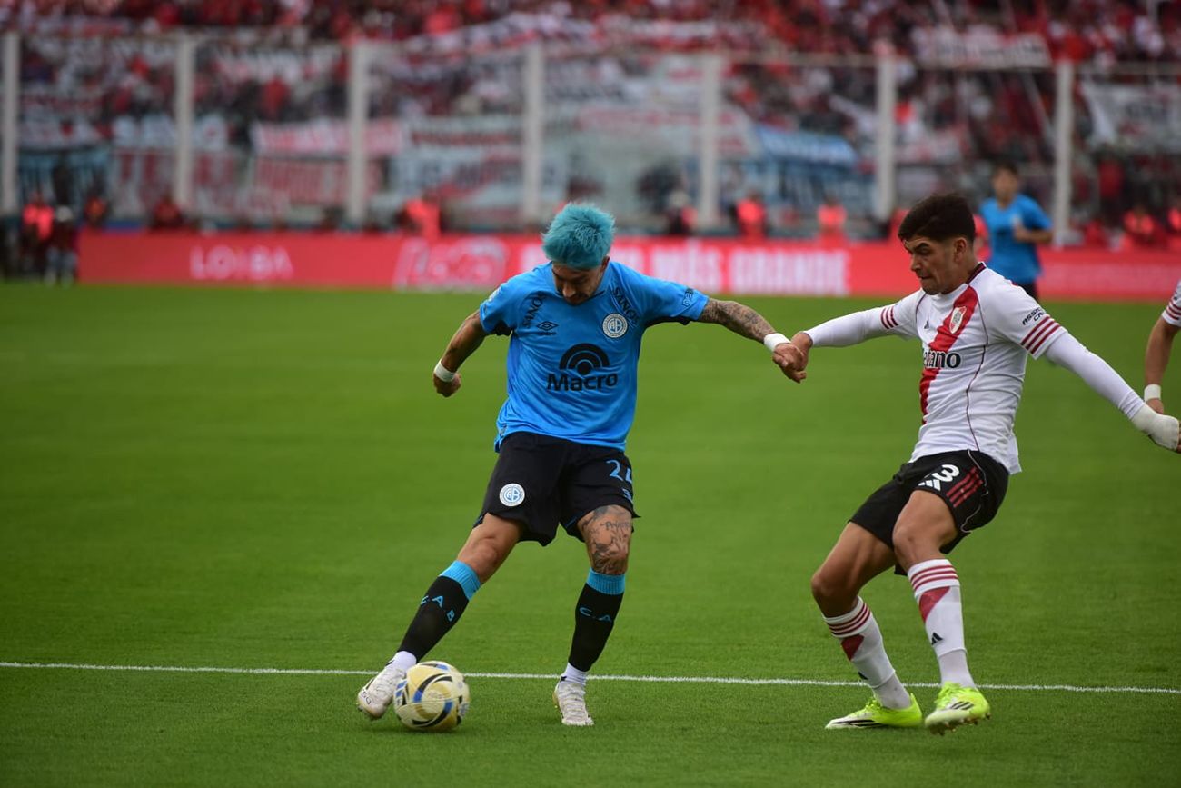 River vs. Belgrano, en la final del Apertura.