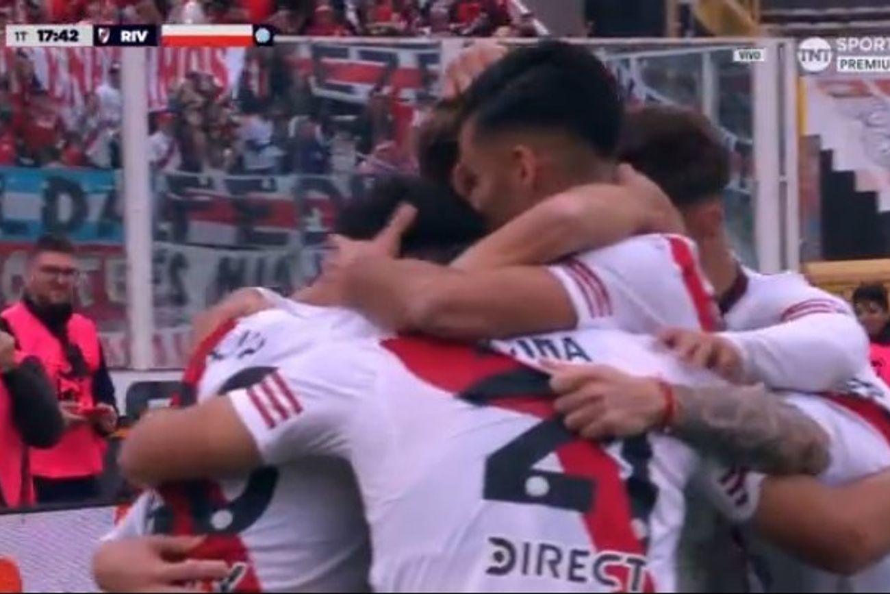Colidio marcó el 1 a 0 de River.