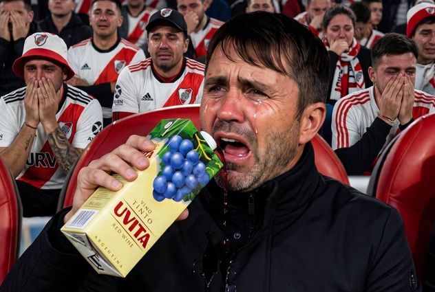 Chacho Coudet llora por los goles de Uvita.