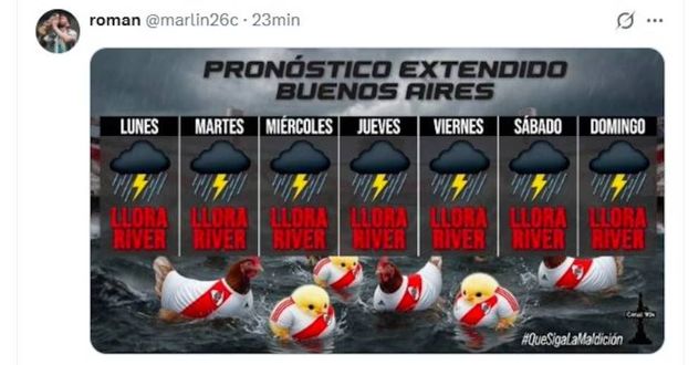 Más memes de Belgrano ante River.