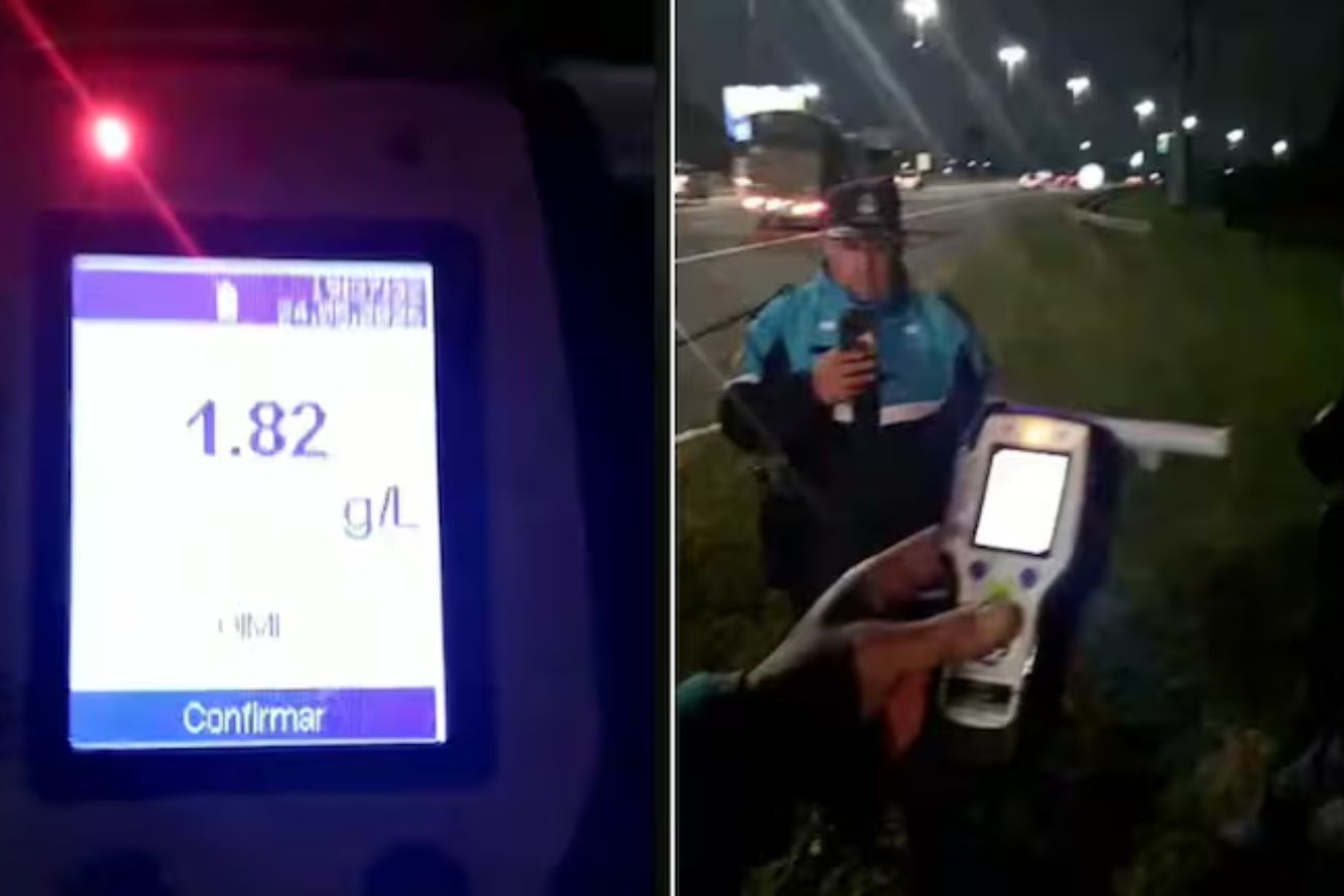 Manejaba alcoholizado, intentó evadir un control y atropelló a un policía en la autopista